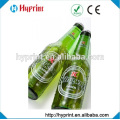 Custom clear stickers for wine bottle and water bottle